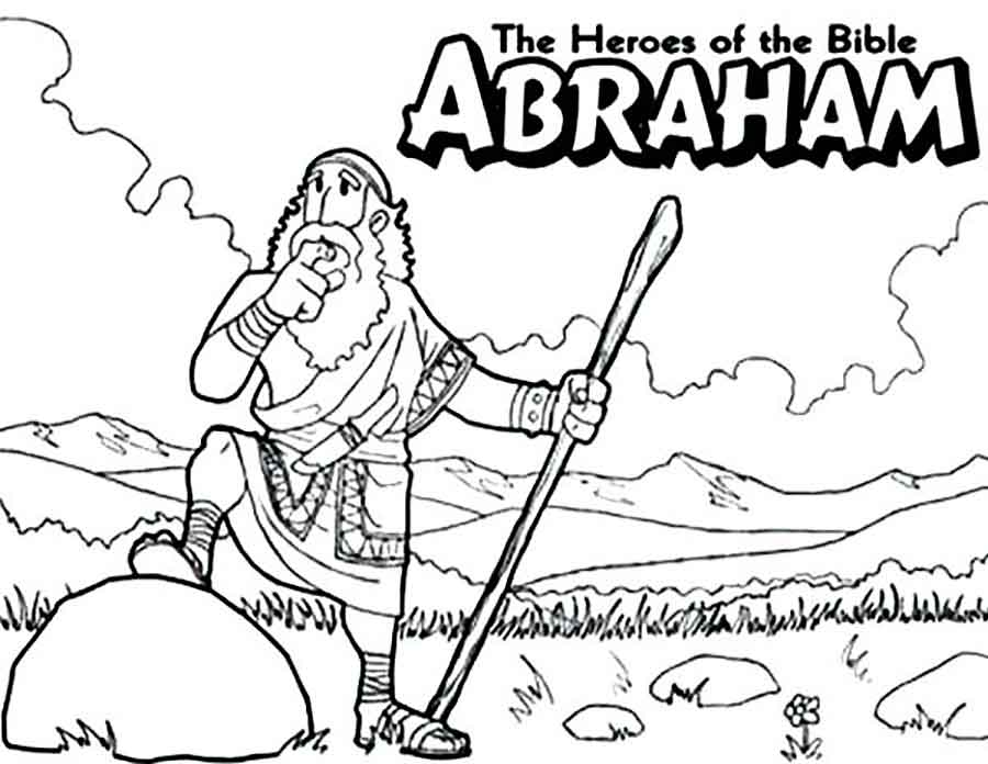 ᐅ DIBUJOS de ABRAHAM para colorear 
