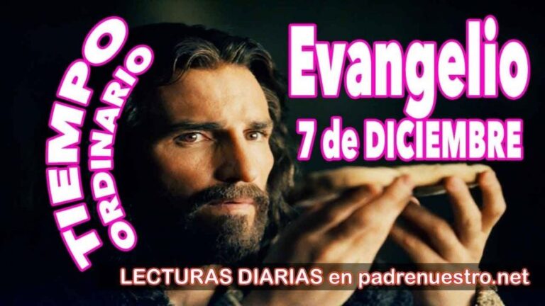 Evangelio del día 7 de diciembre