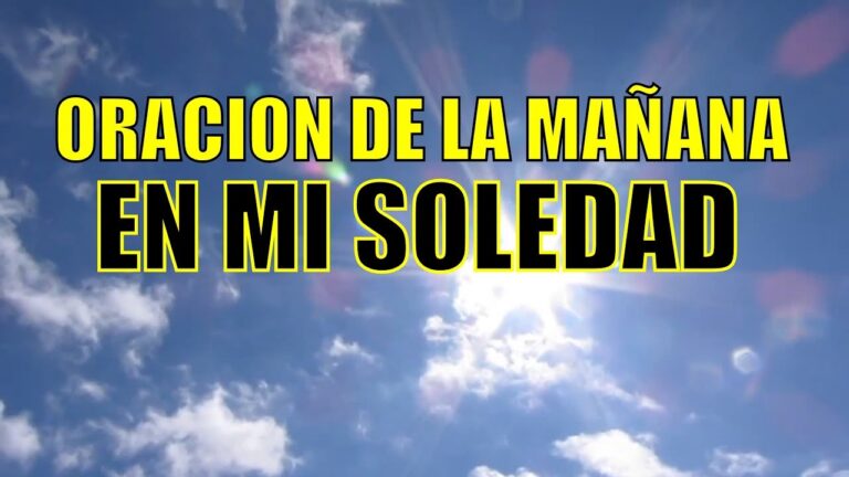 ORACIÓN de la NOCHE | En mi SOLEDAD