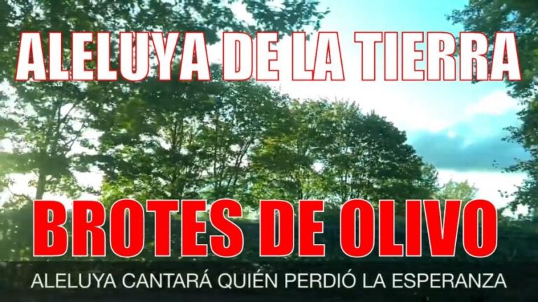 Aleluya de la tierra de Brotes de Olivo