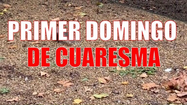Primer Domingo de Cuaresma