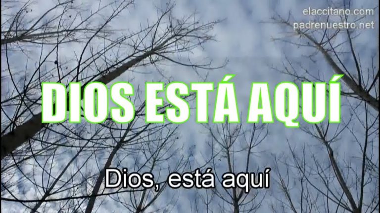 Dios está aquí – Canto de entrada para la eucaristía