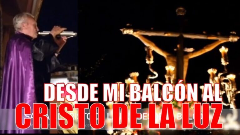 Saeta al Cristo de la Luz desde mi balcón | Semana Santa 2020