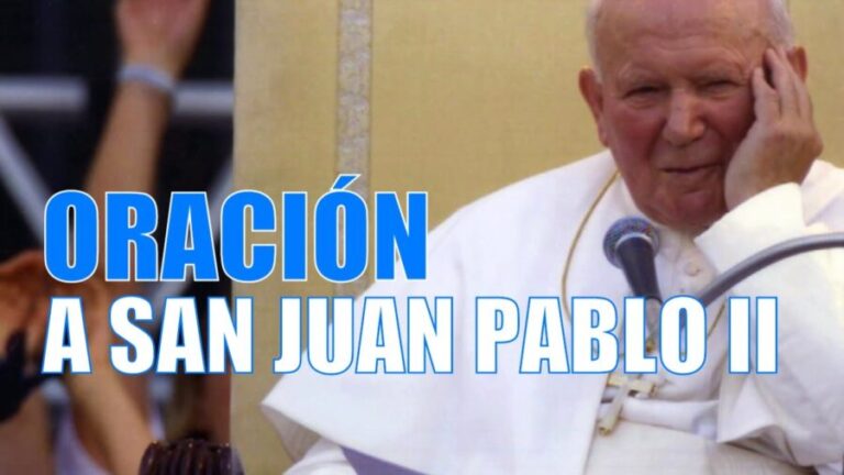 Oración para implorar favores por intercesión de San Juan Pablo II