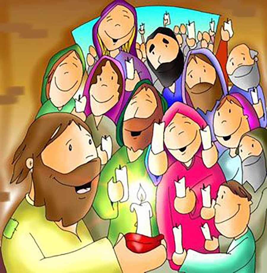 Pentecostés Jesús con los apóstoles