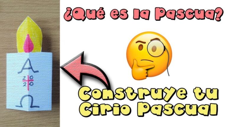 ¿QÚE ES LA PASCUA? | Construye tu Cirio Pascual