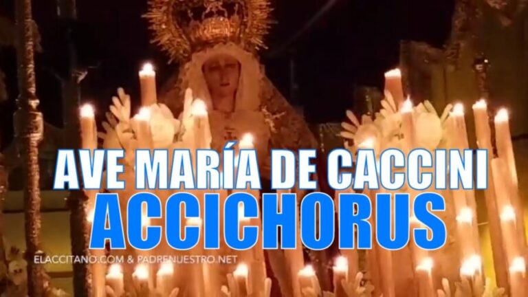 Ave María de Caccini interpretado por Accichorus