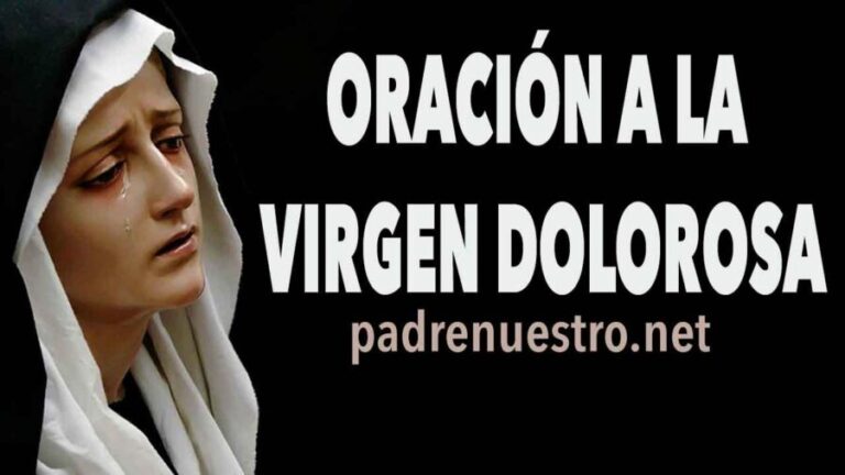 Oración a la Virgen Dolorosa
