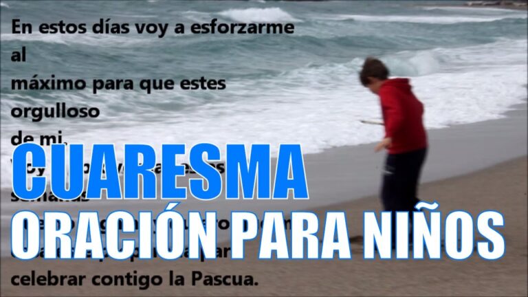 Oración para niños en Cuaresma | Oraciones Cristianas