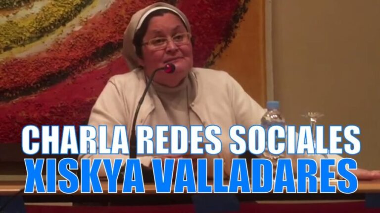 Xiskya Valladares hablando de evangelizar en las redes sociales