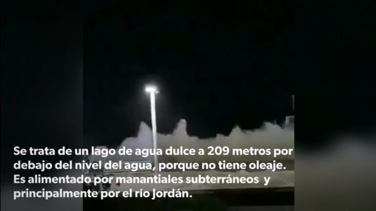 El MAR de GALILEA se desborda el SÁBADO DE GLORIA