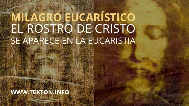 El rostro de CRISTO se aparece en la eucaristía