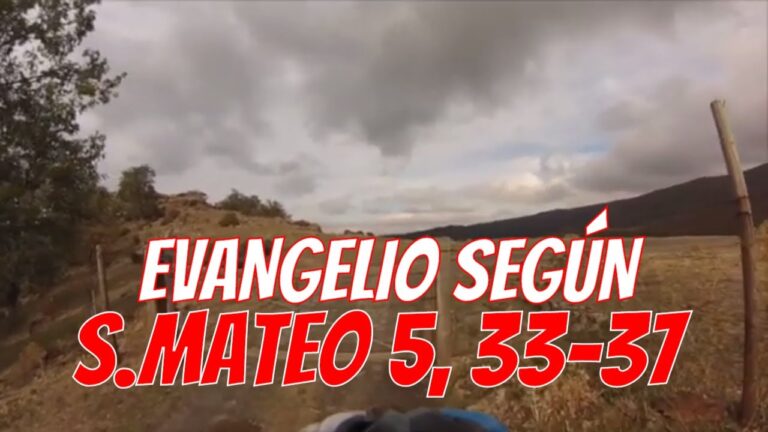 Evangelio según San Mateo 5, 33-37