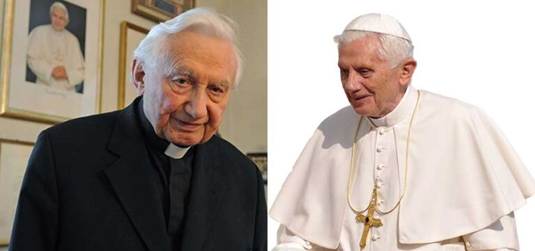 Benedicto XVI y su hermano