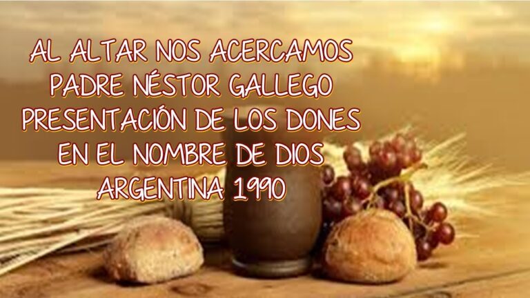 AL ALTAR NOS ACERCAMOS - Néstor Gallego