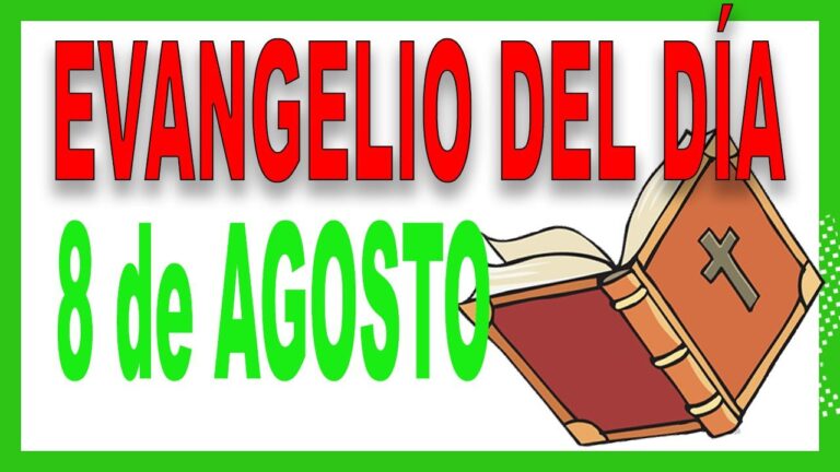 Evangelio del día 8 de agosto