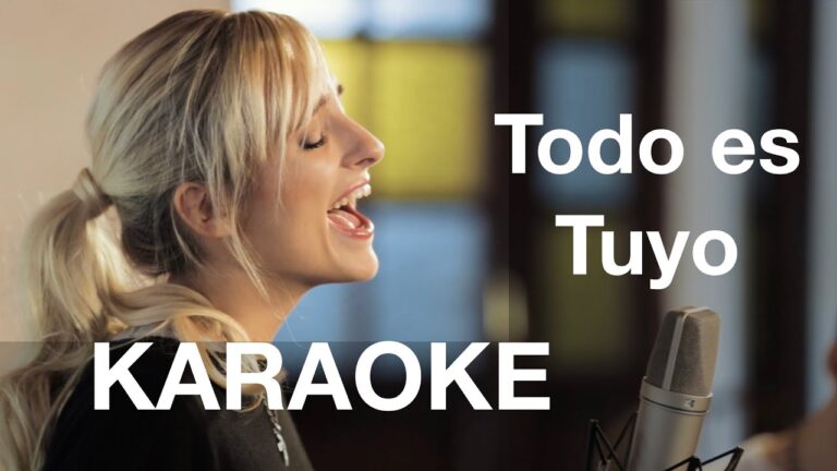 Versión karaoke de Todo Es Tuyo | ATHENA | Música católica