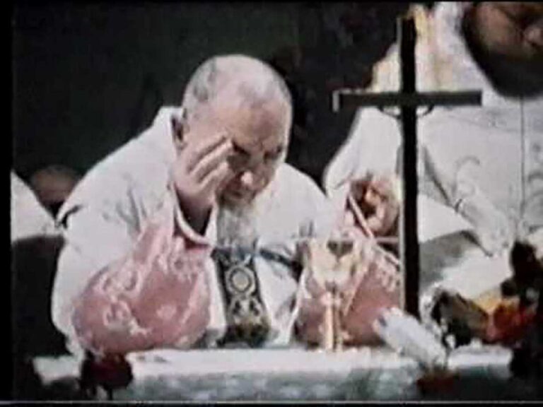 Ultima misa del Padre Pio