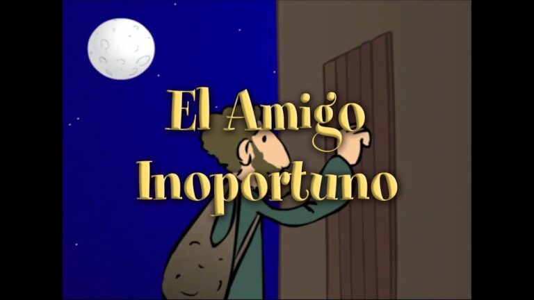 Parábola del amigo inoportuno de Valivan para niños
