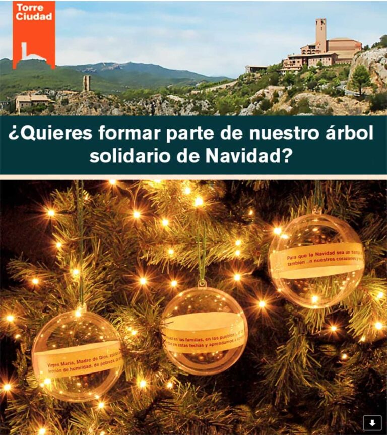 Árbol de Navidad solidario