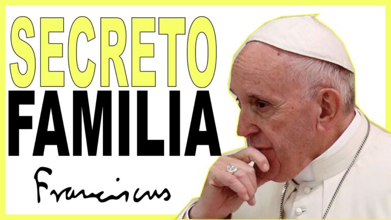 Consejo del PAPA FRANCISCO a las FAMILIAS