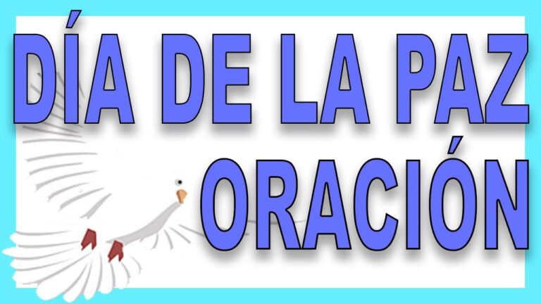 Oración para el Día de la Paz - Danos Fe para creer en un mundo sin violencia [Vídeo]
