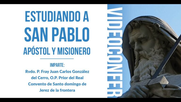 Video CONFERENCIA Estudiando a SAN PABLO