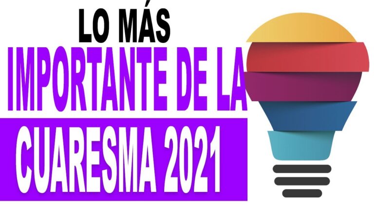 ¿Qué es lo más IMPORTANTE de la CUARESMA?