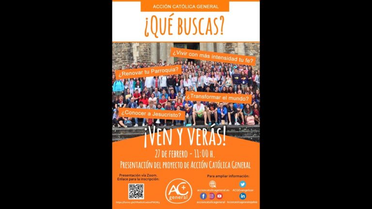 Sesión online de profundización en el Proyecto de Pastoral de Acción Católica General