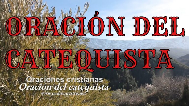 Oración del catequista