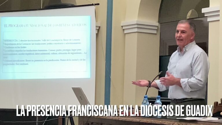 Interesante conferencia La presencia franciscana en la Diócesis de Guadix