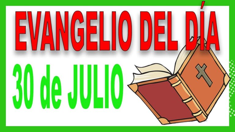 Evangelio del día 30 de julio