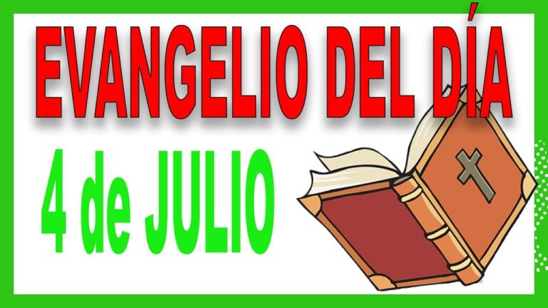 Evangelio del día 4 de julio