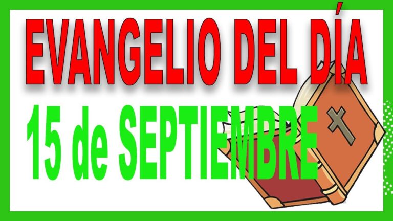 Evangelio del día 15 de Septiembre