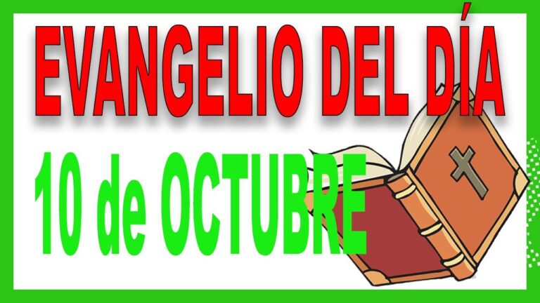 Evangelio del día 10 de octubre