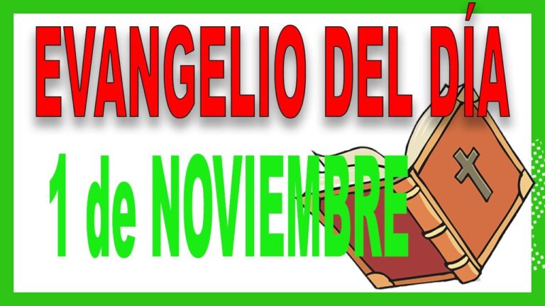 Evangelio del 1 de noviembre
