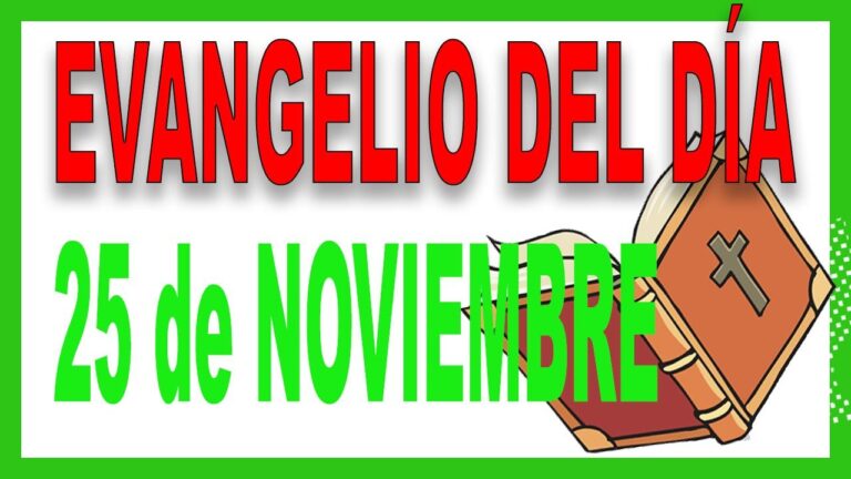 Evangelio del 25 de noviembre