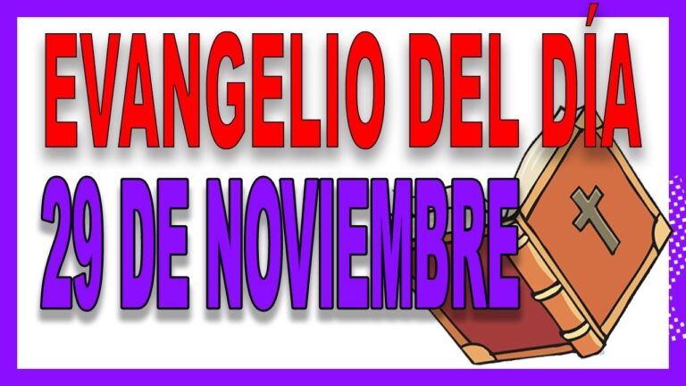 Evangelio del 29 de noviembre