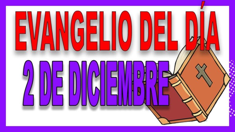 Evangelio del 2 de diciembre