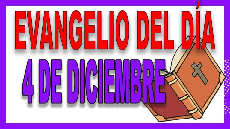 Evangelio del 4 de diciembre