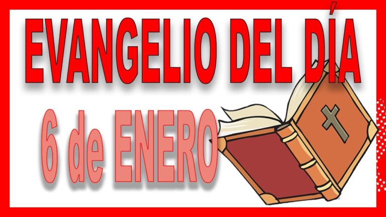 Evangelio del 6 de Enero
