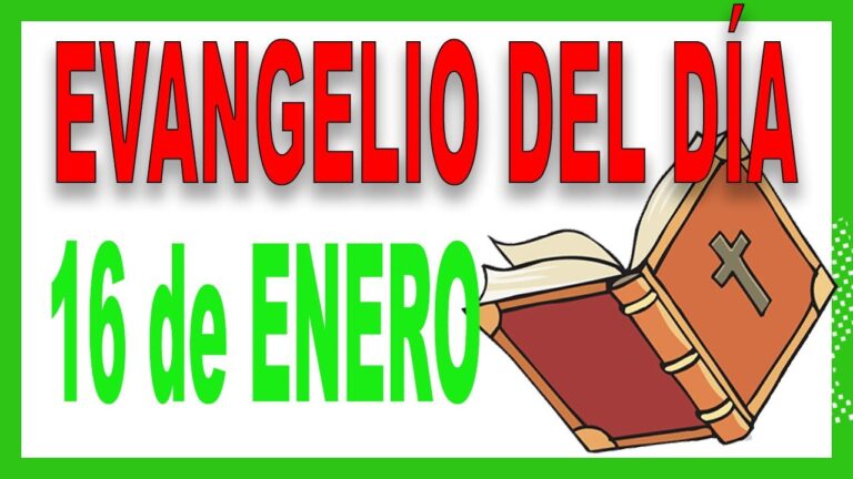 Evangelio del 16 de enero
