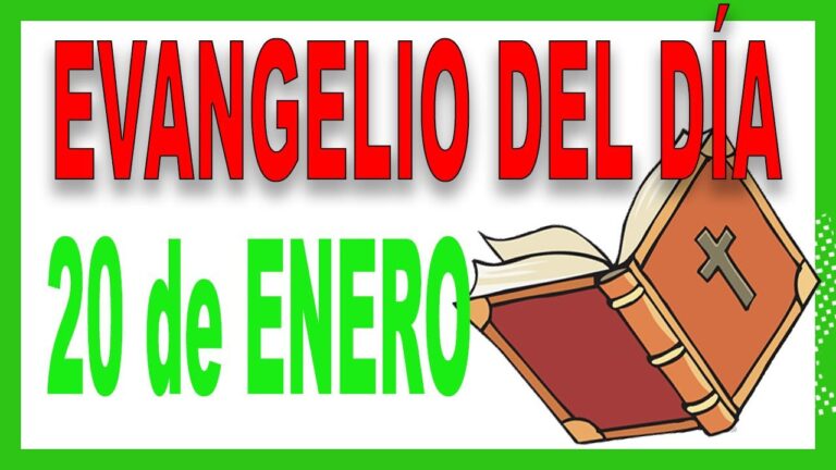 Evangelio del 20 de enero