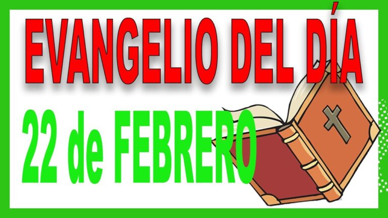 Evangelio del 22 de febrero