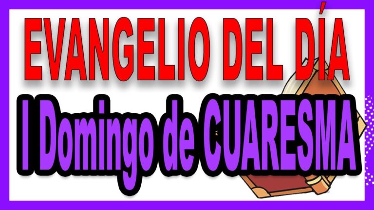 Evangelio para el primer domingo de Cuaresma