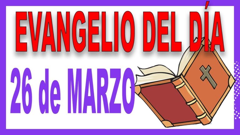 Evangelio del 26 de marzo