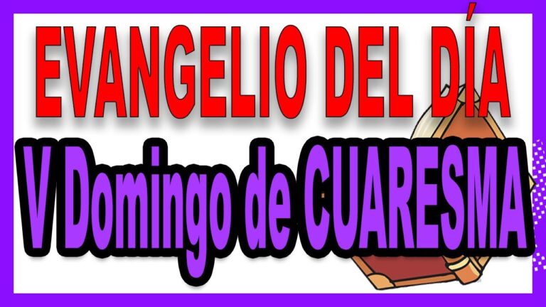 Quinto domingo de Cuaresma