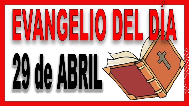 Evangelio del día 29 de abril