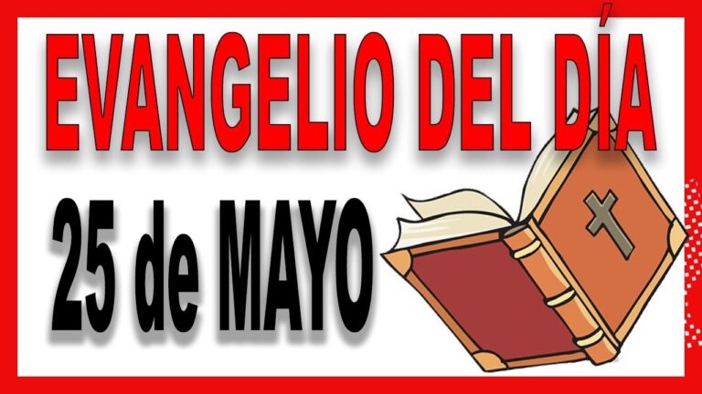 Evangelio del día 25 de mayo