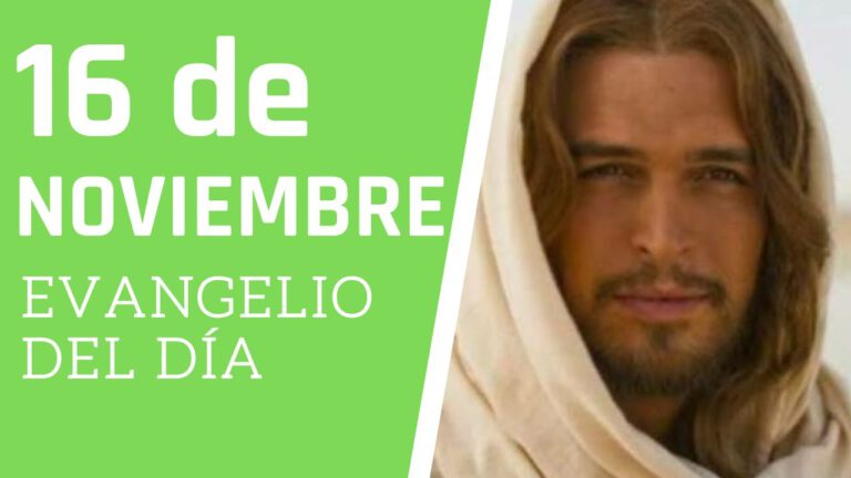 Evangelio del día 16 de Noviembre